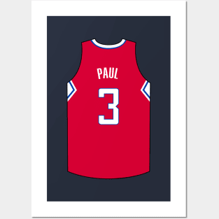 Chris Paul Los Angeles Jersey Qiangy Posters and Art